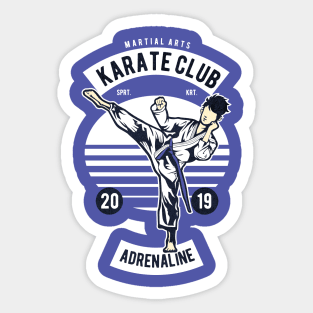 Karate Club adrenaline Sticker